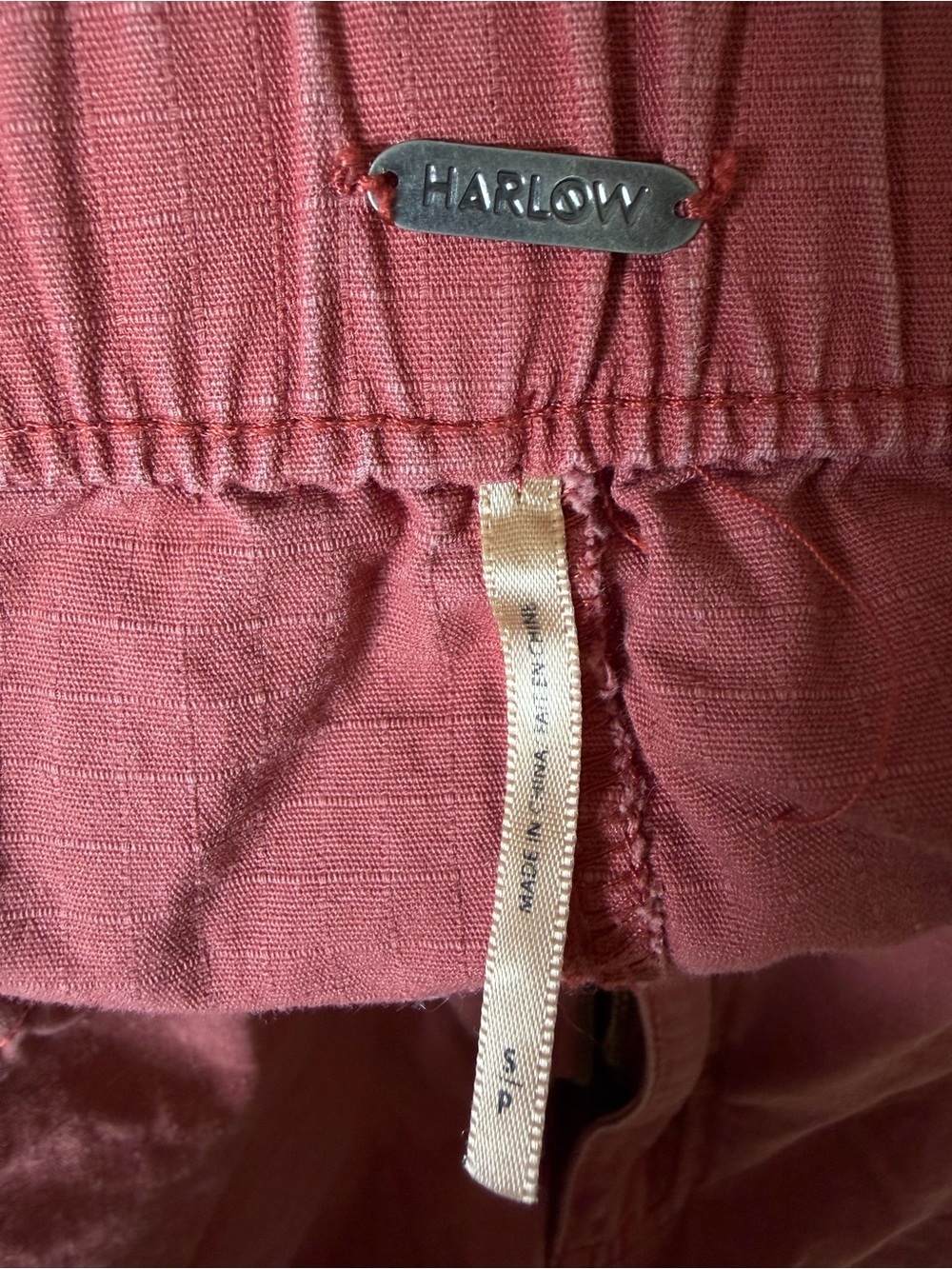 Harlow Rust Cargo Mini Skirt Utility Pocket Stretch Casual Skater Y2K Coastal - Picture 8 of 9